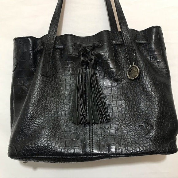 SOLD Patricia Nash Black Leather Witney Tote Handbag Purse LIKE NEW Condition - Picture 16 of 16